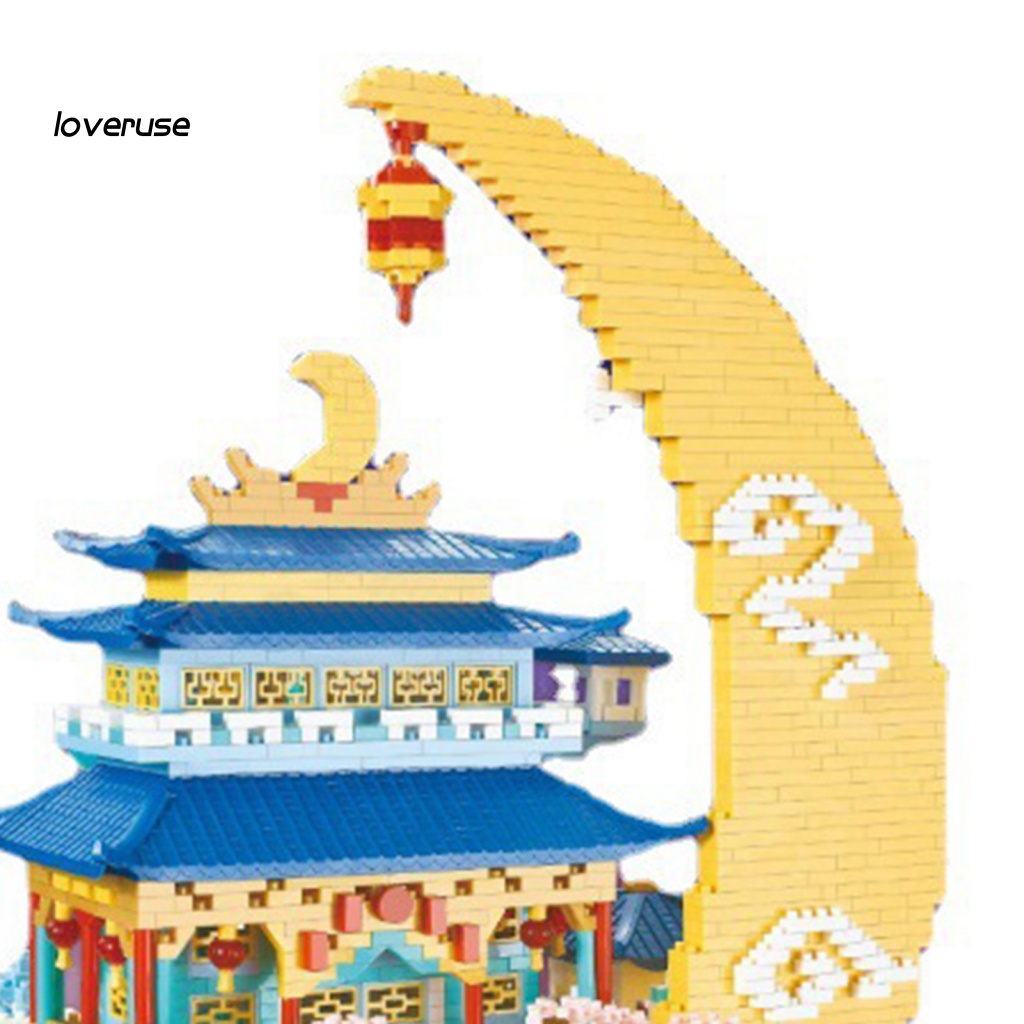 1 Hộp Đồ Chơi Lắp Ráp Mô Hình Kiến Trúc Bằng Nhựa Dễ Thương Dùng Làm Quà Tặng Sinh Nhật