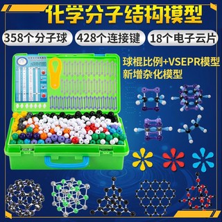 Mô hình cấu trúc phân tử hóa chất hữu cơ dùng trong thí nghiệm khoa học / trung học