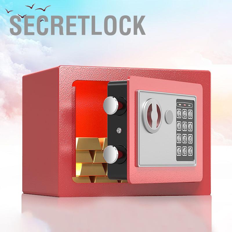 Két Sắt Mini Khóa Điện Tử thép hợp kim chống cháy trộm cho văn phòng tại nhà Khách sạn