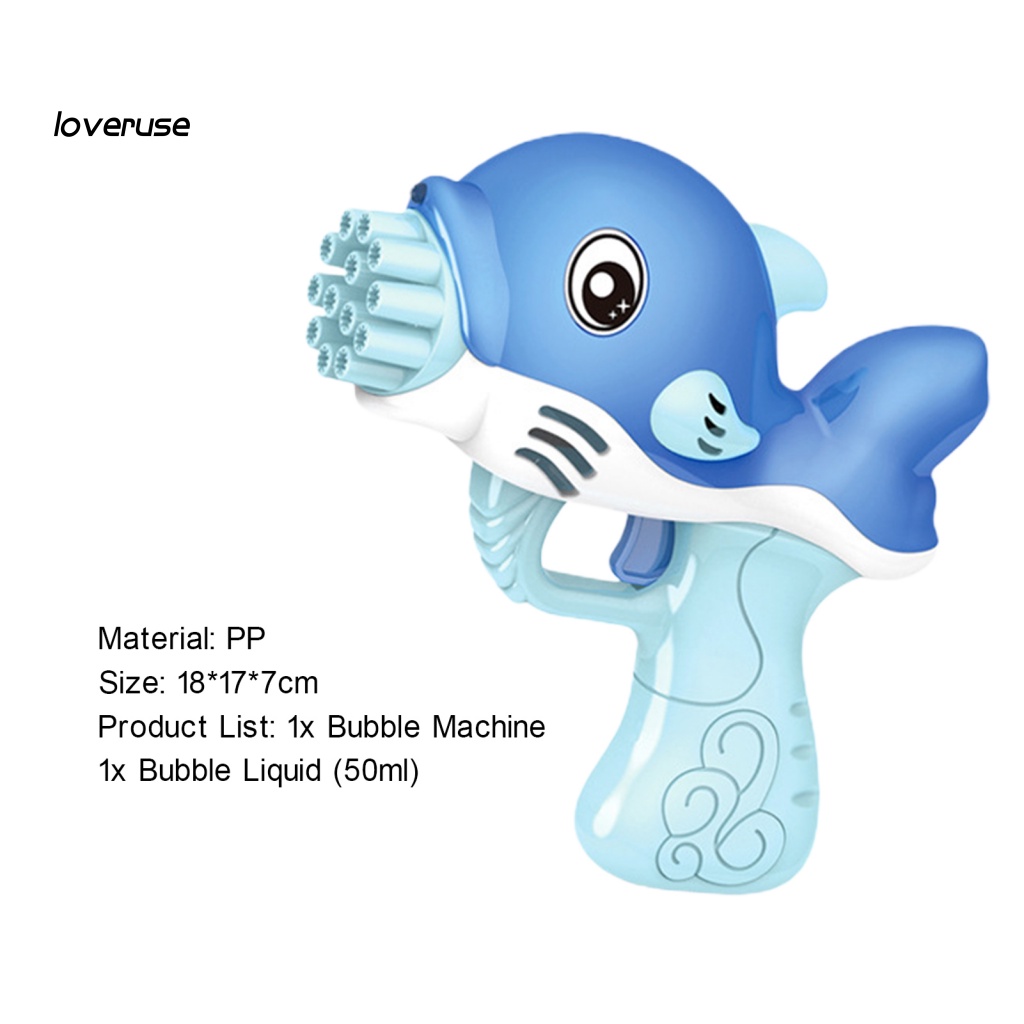 Đồ Chơi Thổi Bong Bóng Tự Động 13 Lỗ Hình Động Vật Biển
