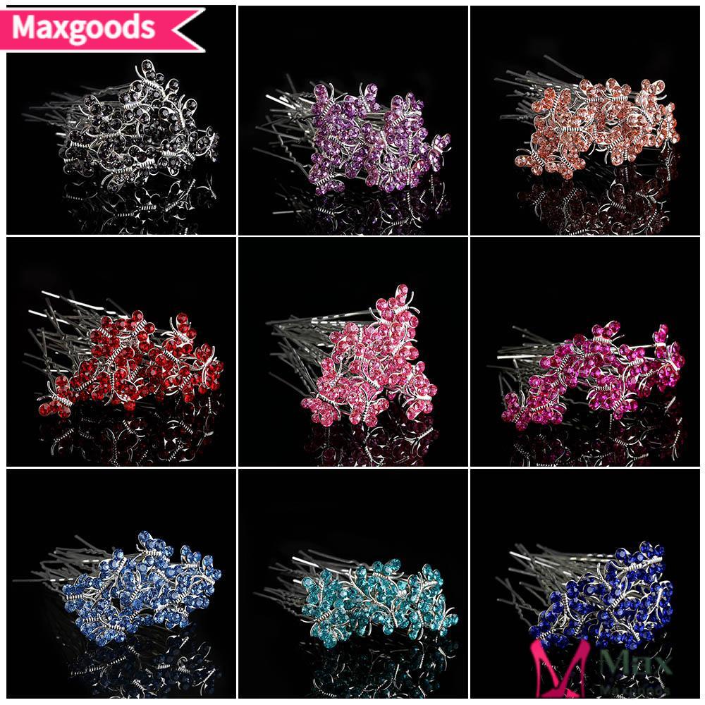 Bộ 20 Kẹp Tóc Hình Bướm Xinh Xắn Cho Nữ|Đầu Đeo Thay Thế Chất Lượng Cao