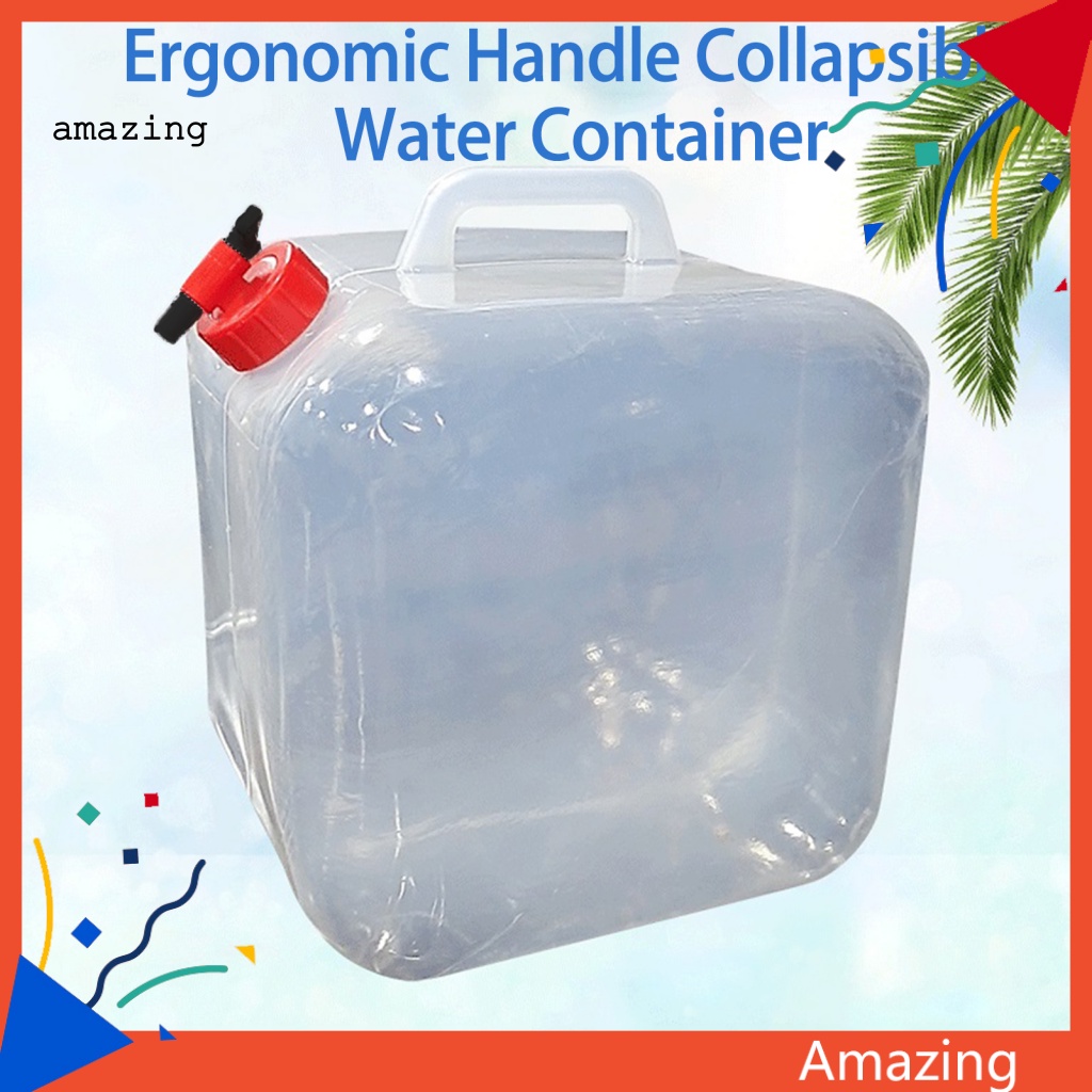Túi Đựng Nước Dung Tích Lớn Tiết Kiệm Không Gian Chống Rò Rỉ Có Thể Gấp Gọn Dùng Khi Đi Cắm Trại
