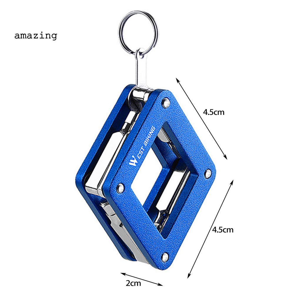 Dụng Cụ Sửa Chữa Xe Đạp Bằng Hợp Kim Nhôm Hình Lục Giác Gọn Nhẹ