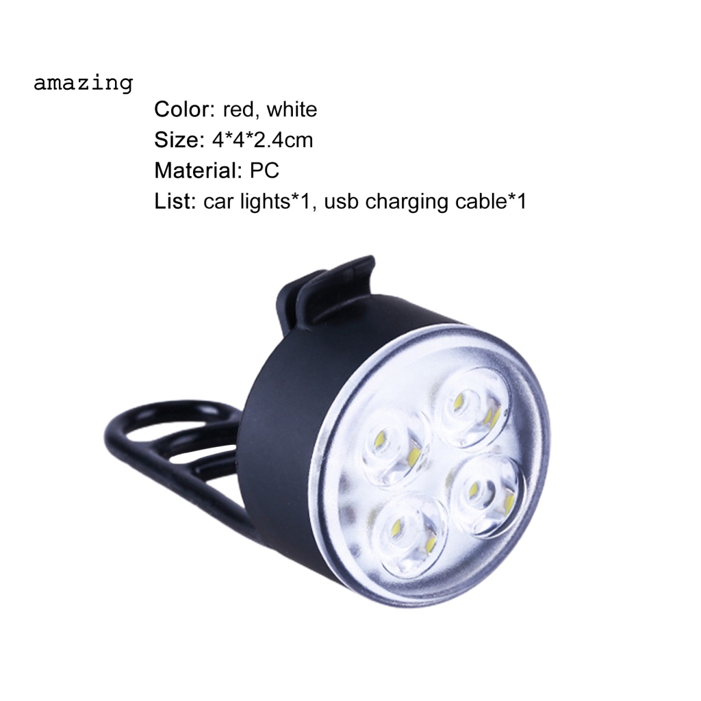 Đèn Gắn Đuôi Xe Đạp Siêu Sáng Có Thể Sạc Lại