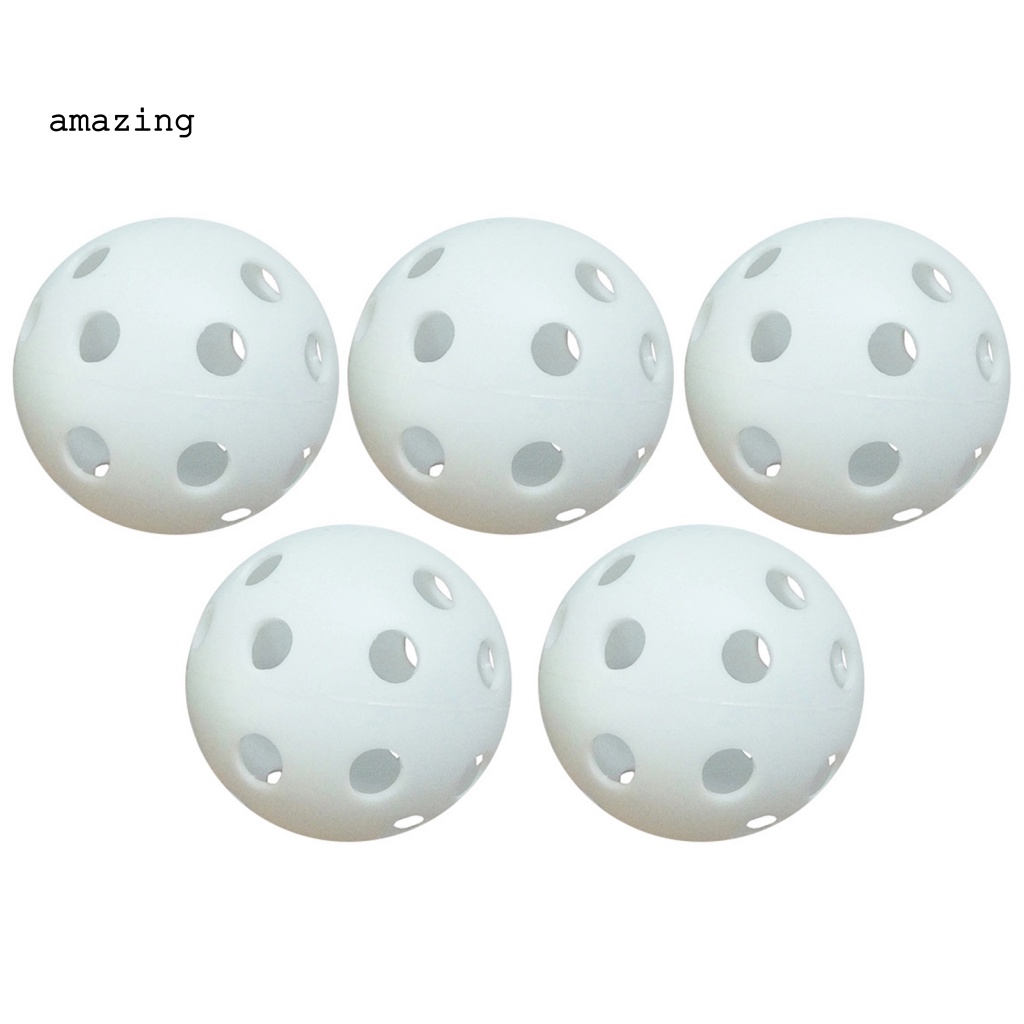 Bộ 5 Quả Bóng Golf Nhựa PE Màu Sắc Thời Trang