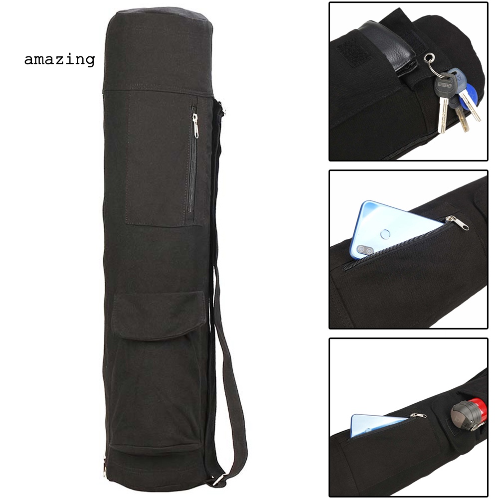 Túi Đựng Thảm Tập Yoga / Gym Có Khóa Kéo Nhỏ Gọn Tiện Lợi