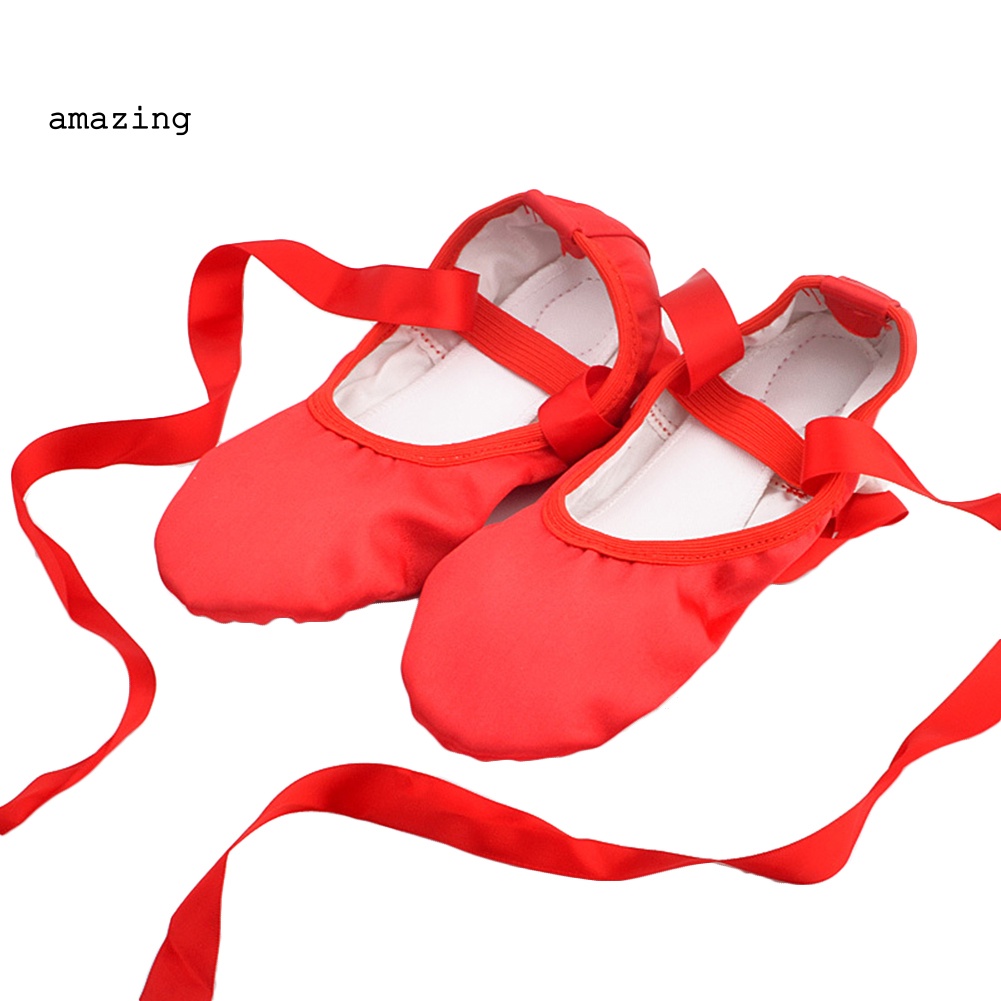 Giày Múa Ba Lê Đế Mềm Mũi Nhọn Thời Trang Cho Nữ