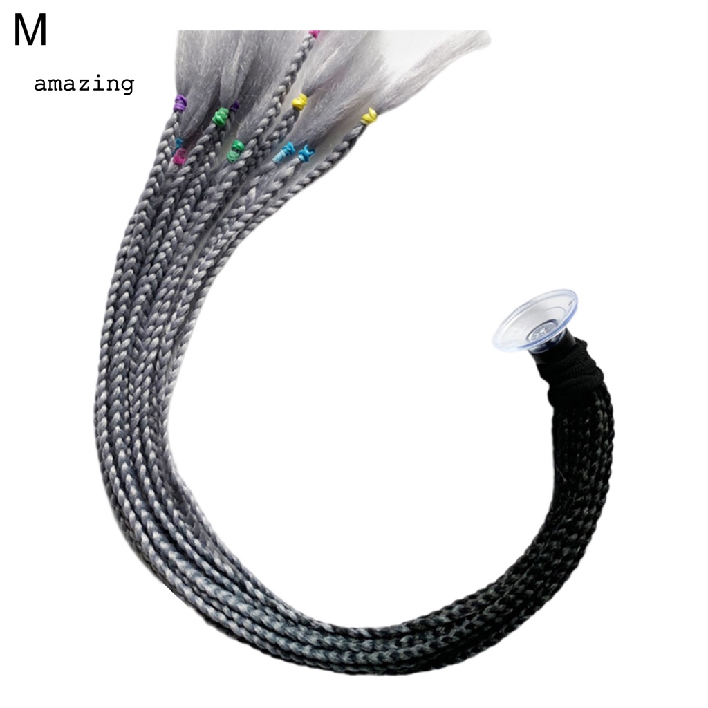 Mũ Bảo Hiểm Xe Máy / Xe Đạp Bện Tóc Độ Đàn Hồi Cao Cho Nữ