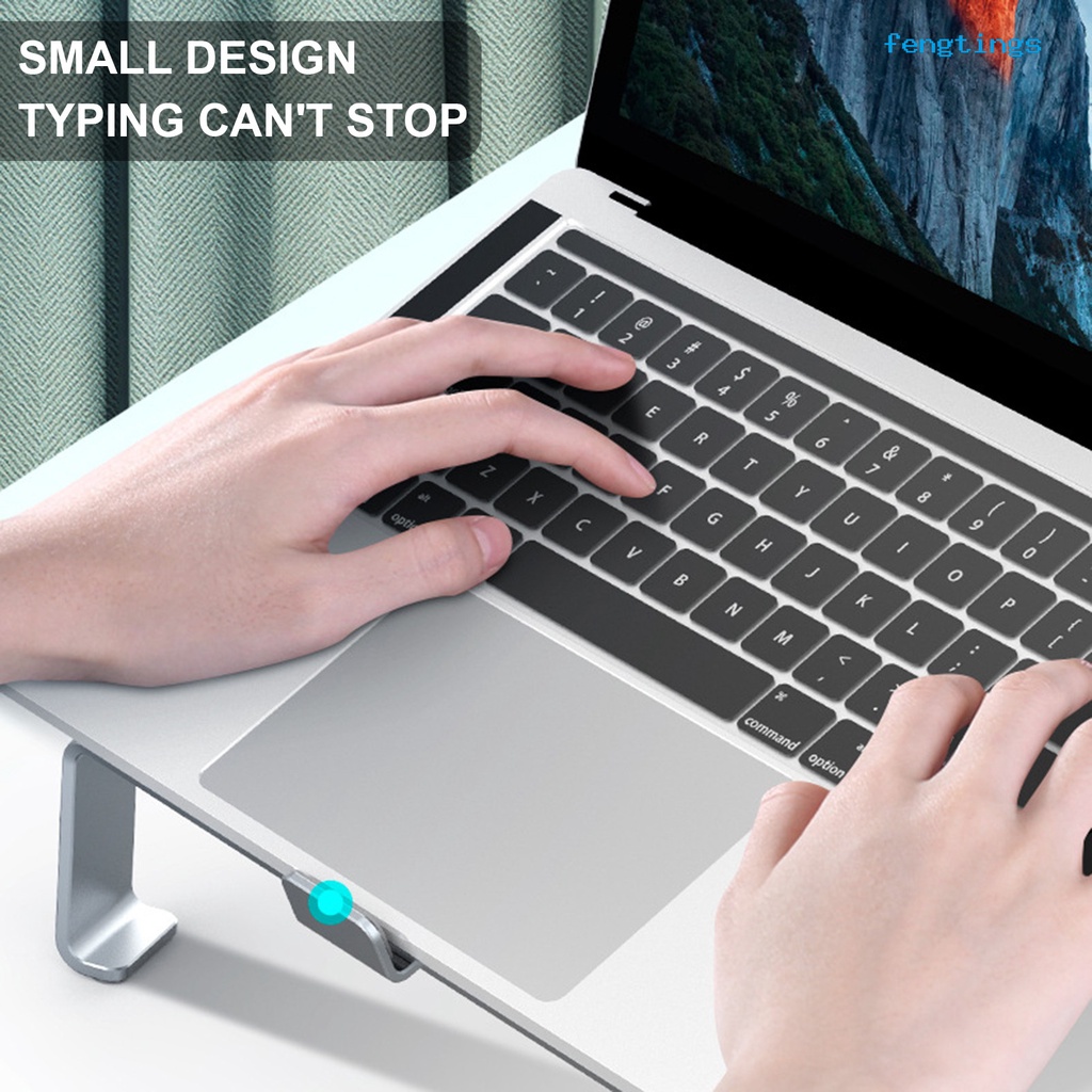 Giá Đỡ Laptop Tản Nhiệt Di Động Bằng Hợp Kim Nhôm Có Thể Tháo Rời Cho Văn Phòng
