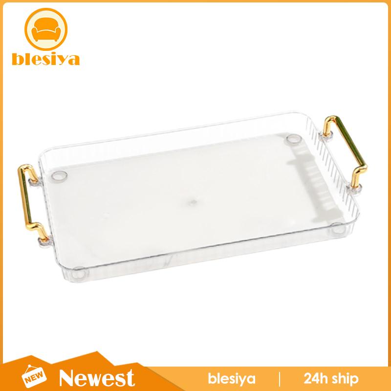 Khay Đựng Đồ Hình Chữ Nhật Có Tay Cầm Trang Trí Phòng Khách / Nhà Bếp / Phòng Tắm