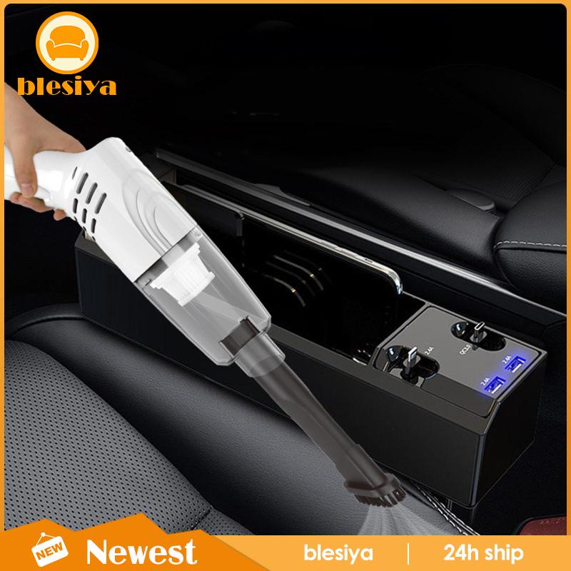 Máy Hút Bụi Cầm Tay Mini Công Suất Cao Cho Gối / Thảm Nội Thất Xe Hơi