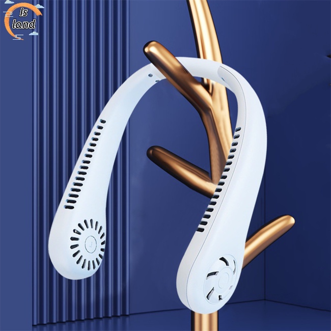 Quạt Thể Thao Mini Làm Mát Đeo Cổ 3 Chế Độ Điều Chỉnh Được Sạc Usb