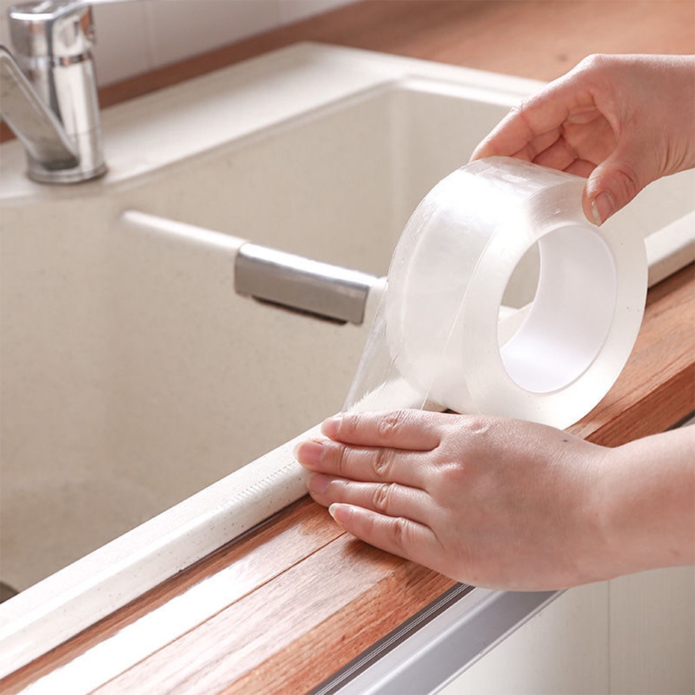 Dải Dán Góc Tường Trong Suốt Chống Thấm Nước / Nấm Mốc Tiện Dụng