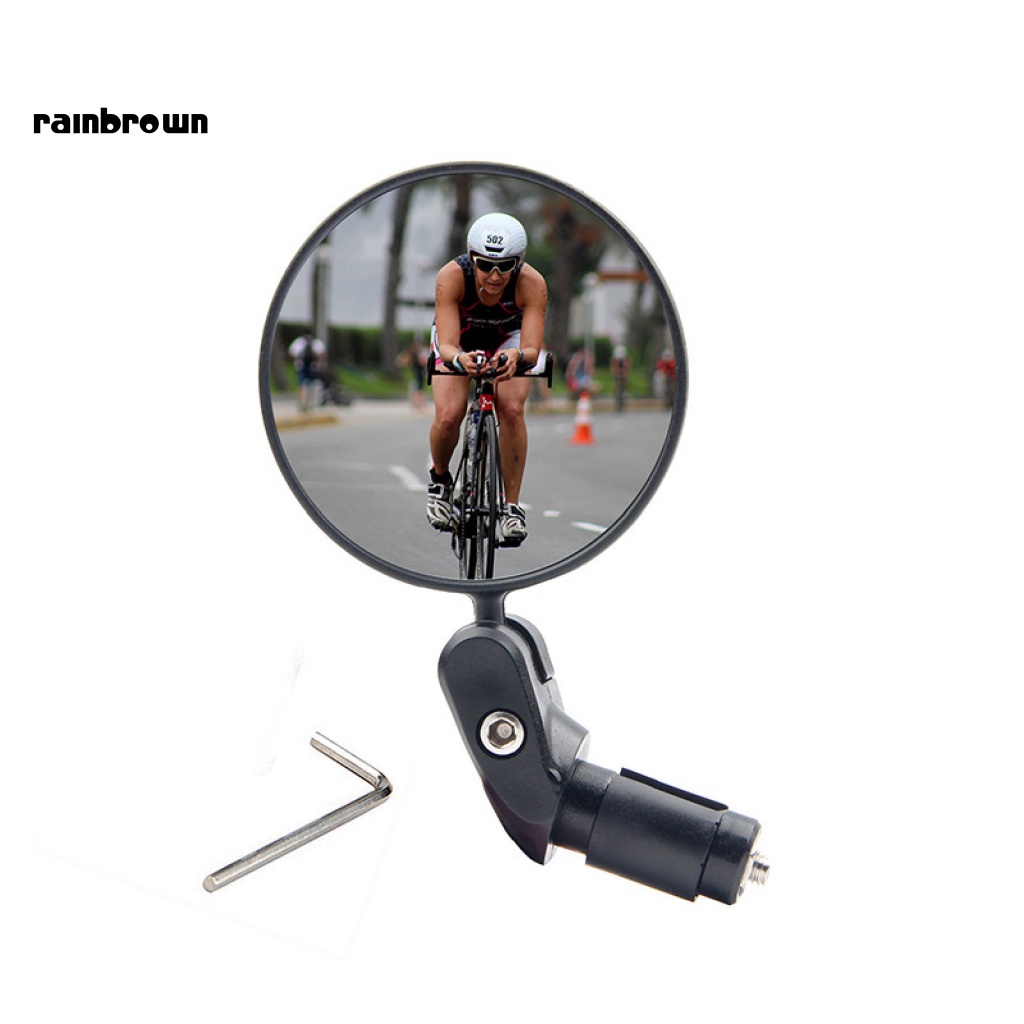 Gương Chiếu Hậu Xoay 360 Độ Chống Lóa Màu Đen Cho Xe Đạp