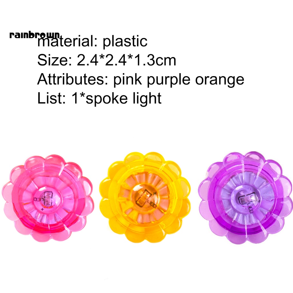 Đèn LED Cảnh Báo An Toàn Gắn Căm Xe Đạp Leo Núi