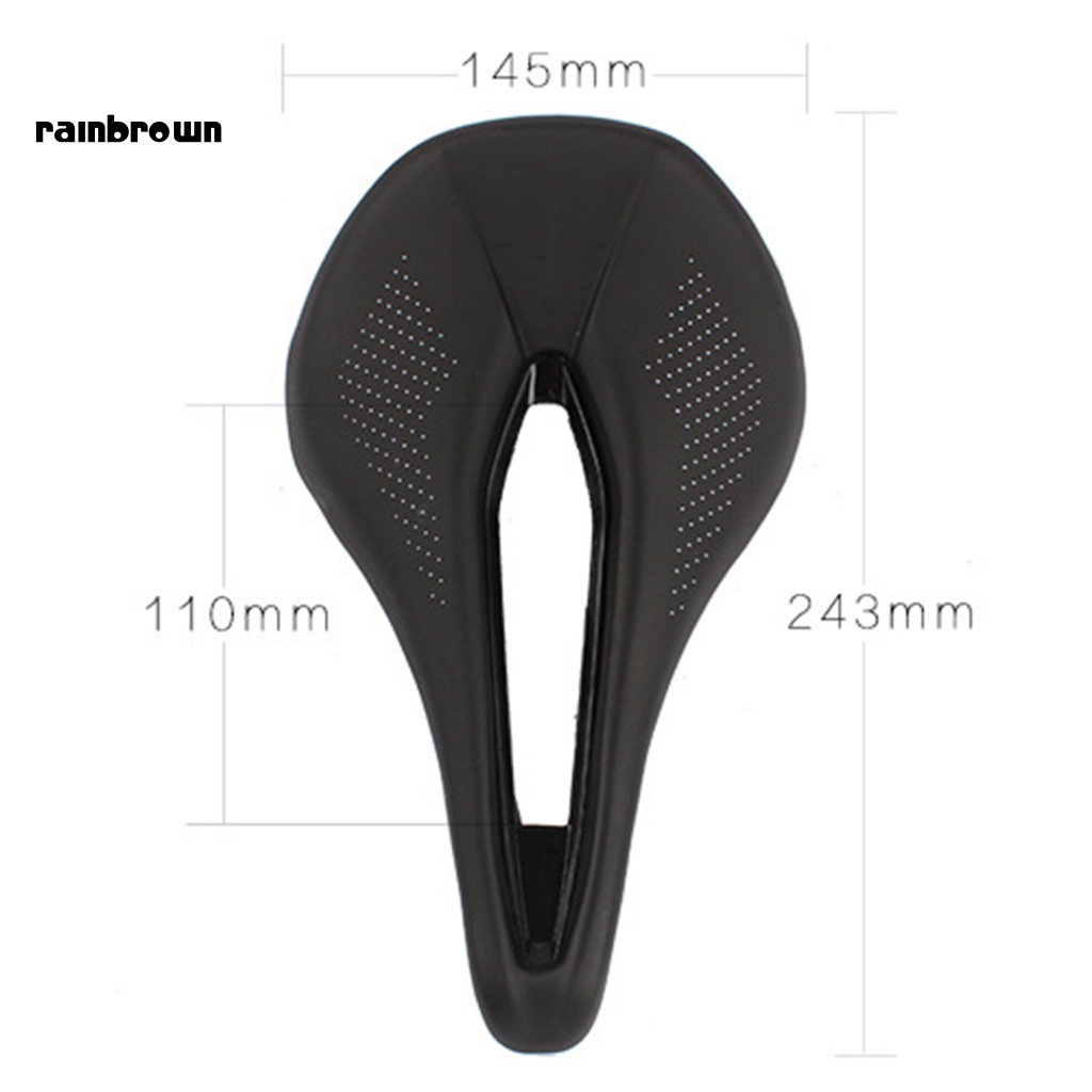 Yên Xe Đạp Bằng Da Sợi Tổng Hợp Hấp Thụ Sốc Thoáng Khí Thoải Mái