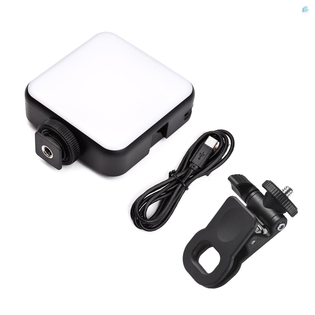 Đèn Kẹp Mini Andoer W64RGB 2500K-9000K 20 Hiệu Ứng Ánh Sáng Dành Cho Điện Thoại / Máy Tính Bảng