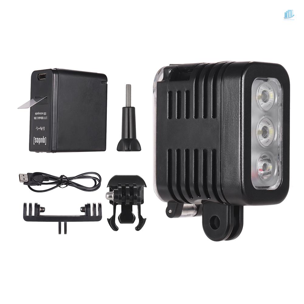 Đèn LED Lặn Biển 5500-6000K 300Lux 30m Góc Rộng 30m Chống Thấm Nước Kèm Sạc Micro USB Chuyên Dụng Cho 7 6 5 4 3 + 3