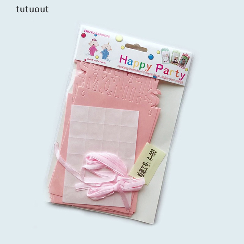 Dây Treo Ảnh 1 Tháng 12 Tháng Dùng Trang Trí Tiệc Sinh Nhật Cho Bé