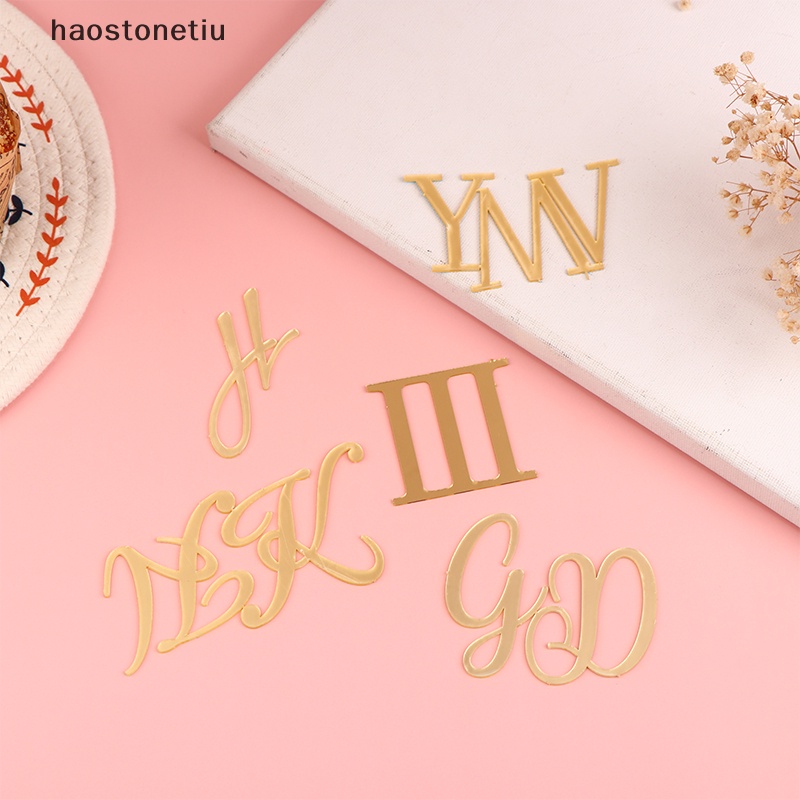 Topper Cắm Trang Trí Bánh Kem Chữ Happy Birthday Bằng Acrylic Sáng Tạo