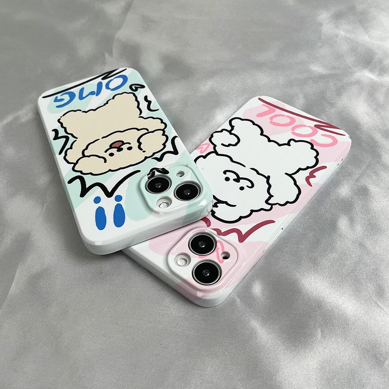 Ốp Điện Thoại Cứng Bảo Vệ Toàn Diện In Họa Tiết Chó Yzpak Dành Cho Apple Iphone 1211 13 14 Pro / 8 xs7 / xr