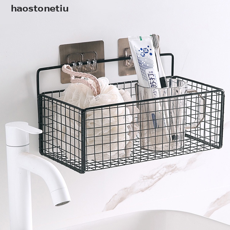Giá Đỡ Xà Phòng Gắn Tường Màu Đen Tiện Dụng Cho Phòng Tắm / Nhà Bếp
