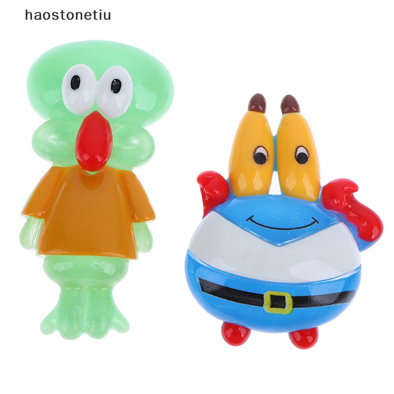 Keo Dán Resin Hình SpongeBob / Vuông Trang Sức / Điện Thoại DIY