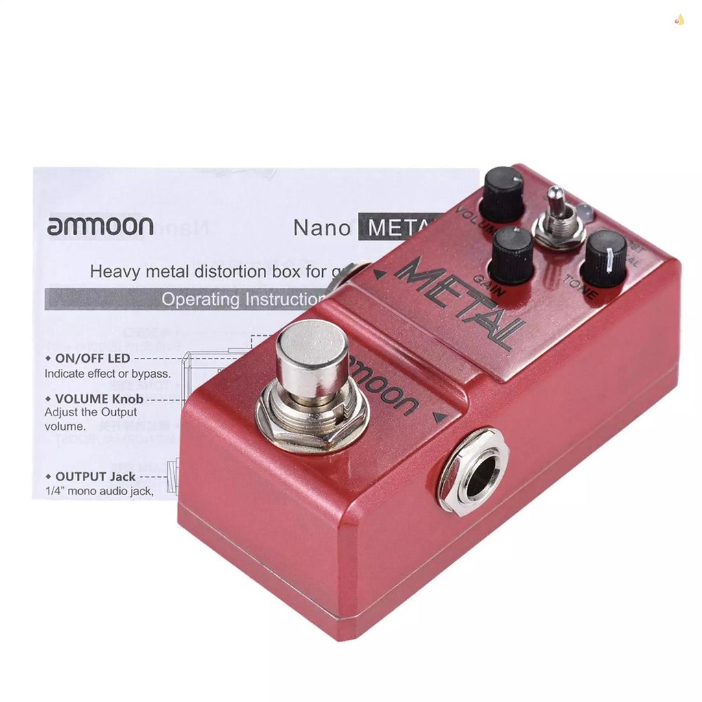 Bàn Đạp Hiệu Ứng Âm Thanh Nano Bằng Hợp Kim Nhôm Chuyên Dụng Cho Đàn Guitar