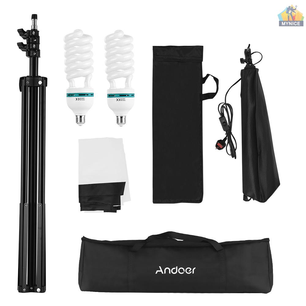 ANDOER Set 1 Túi * 1 / 150W 5500K Bóng Đèn 50 * 70cm Chuyên Dụng Cho Studio Chụp Ảnh 50 * 1 / 150W 5500K
