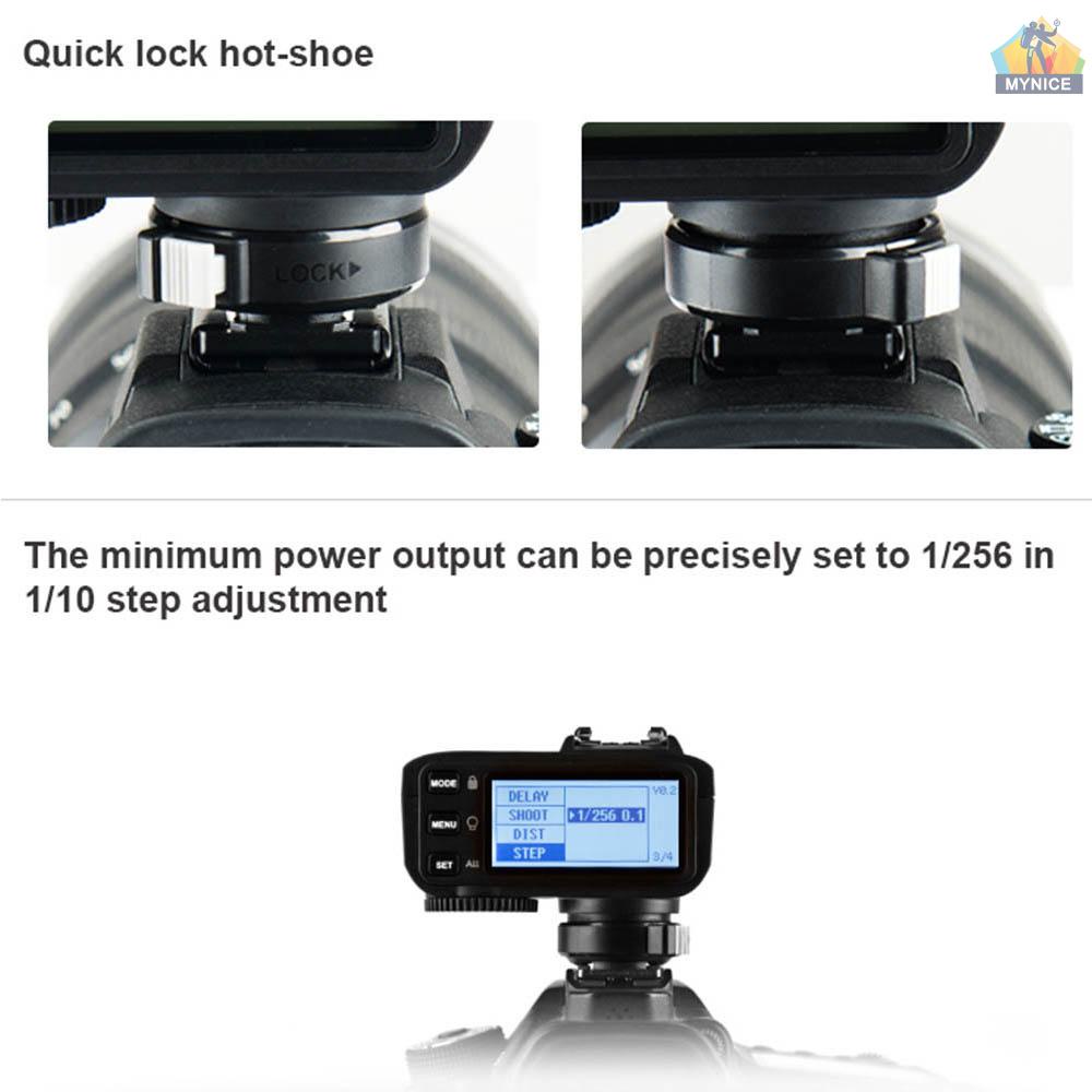 Thiết Bị Kích Hoạt Đèn Flash Không Dây Godox X2T-P TTL 1 / 8000s HSS 2.4G Cho Pentax K-1 / 645Z / K70 / K50 / KP / K-S2 / K-3II Godox V1 TT350S AD200 AD200