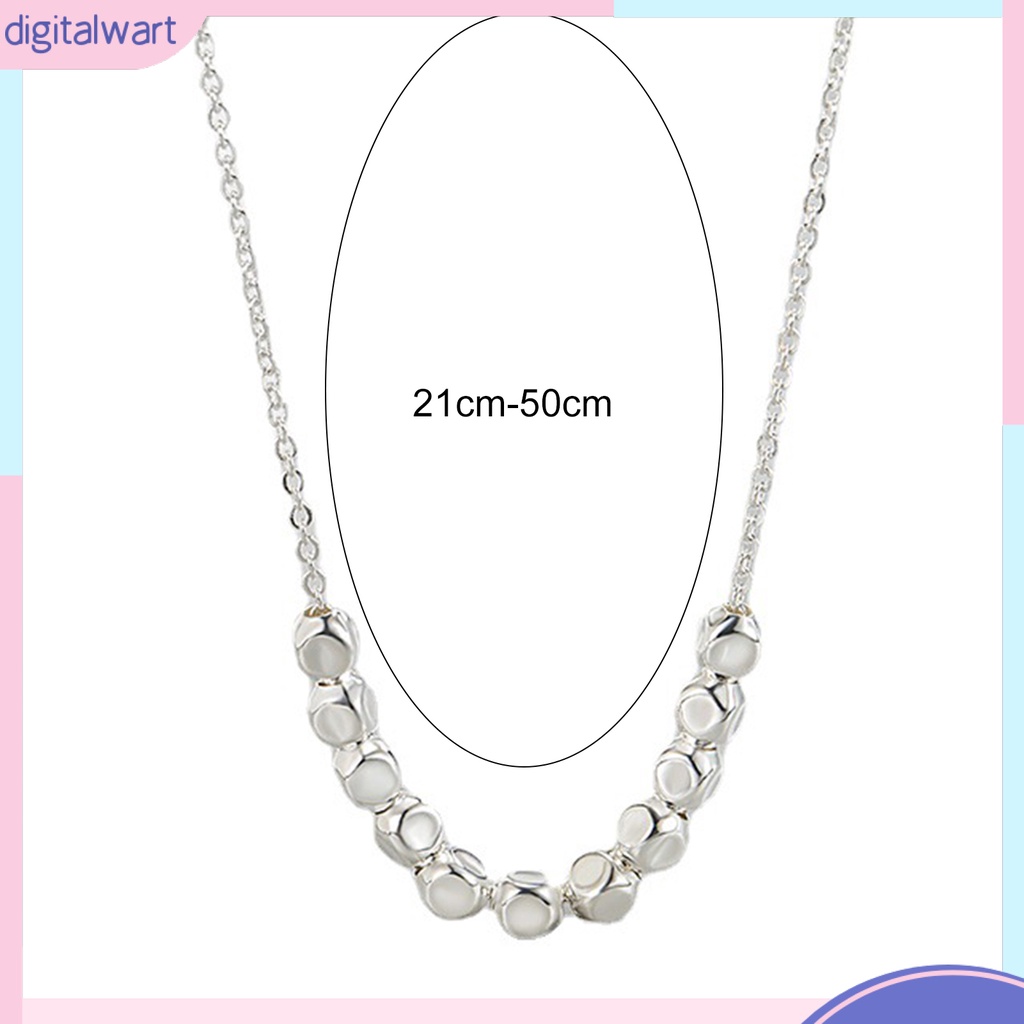 [IGT] Vòng cổ Chuỗi Hạt Mặt Hình Học Sáng Bóng Tinh Tế Có Khóa Tôm Hùm Cho Đám Cưới