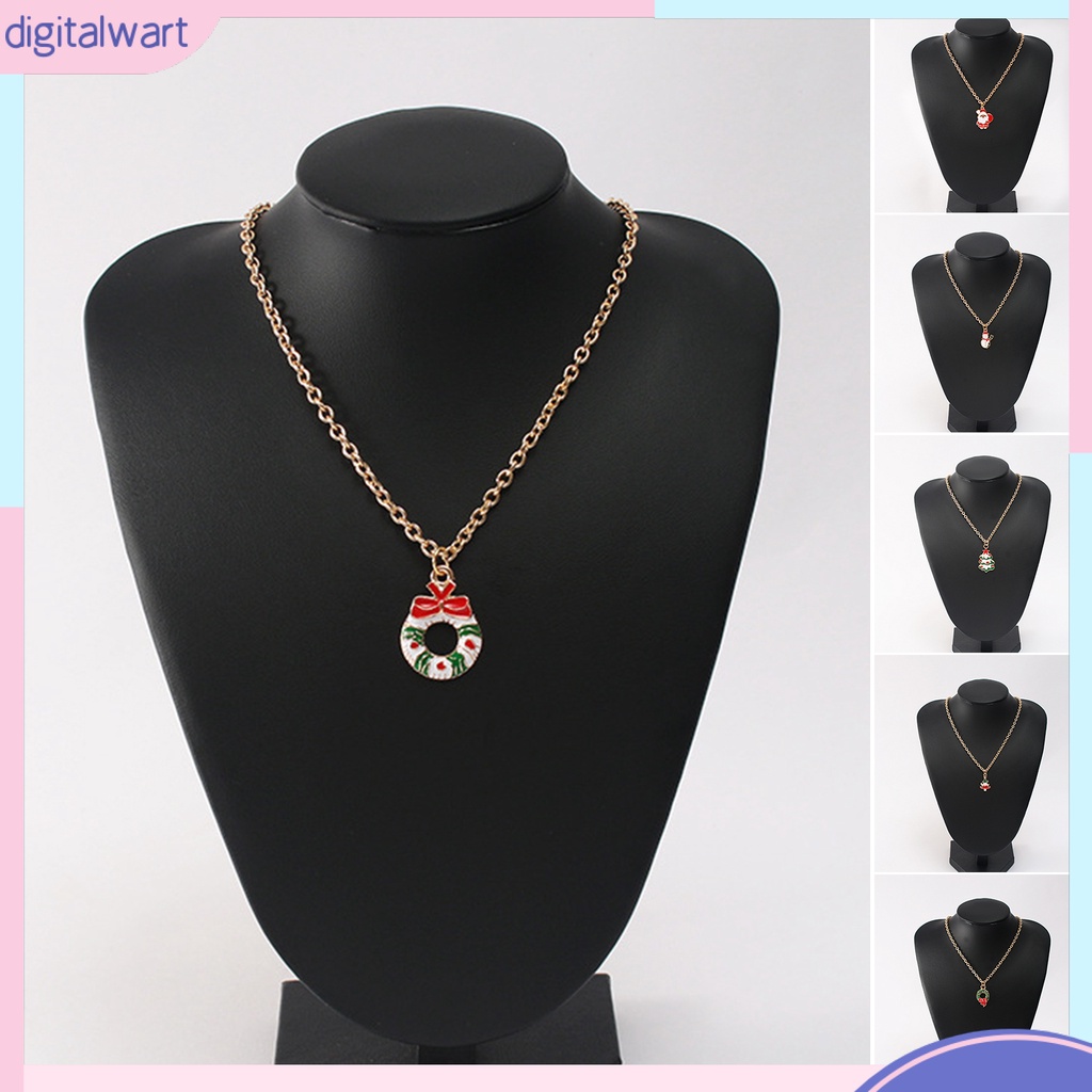 Vòng Cổ Trang Trí Chủ Đề Giáng Sinh Lấp Lánh Dễ Phối Đồ Cho Nữ