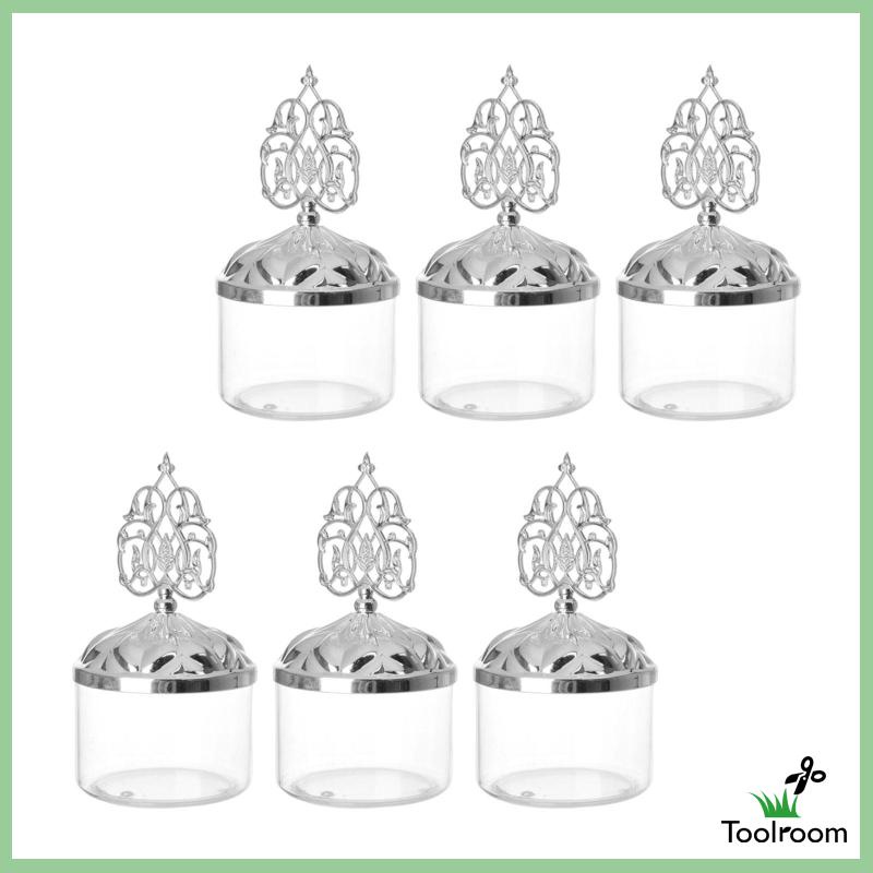 Set 6 Hũ Đựng Kẹo Có Nắp Cho Sinh Nhật