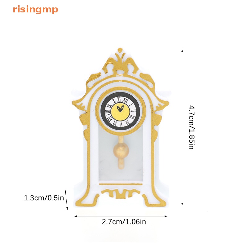Đồng Hồ Báo Thức Để Bàn Phong Cách Châu Âu Cổ Điển 1: 12 Trang Trí Nhà Búp Bê