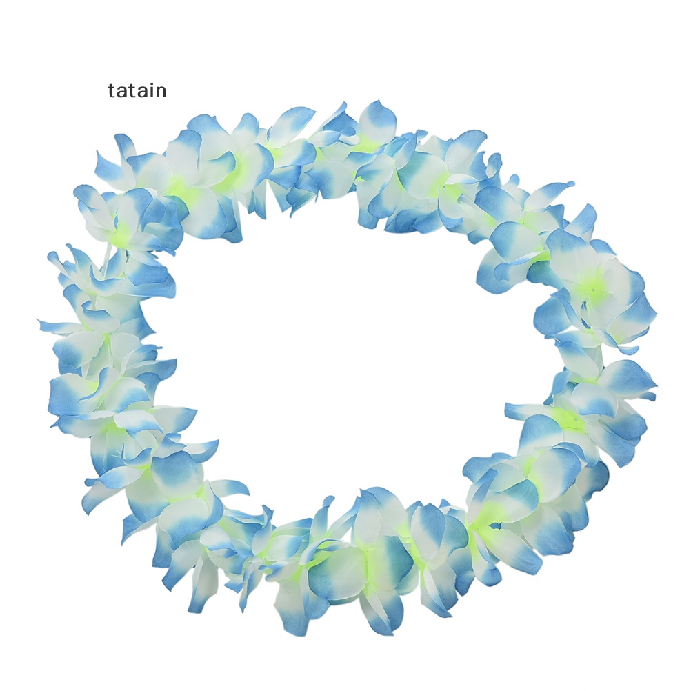 Vòng Hoa Giả Bằng Lụa Phong Cách Hawaii Hiện Có 8 Màu