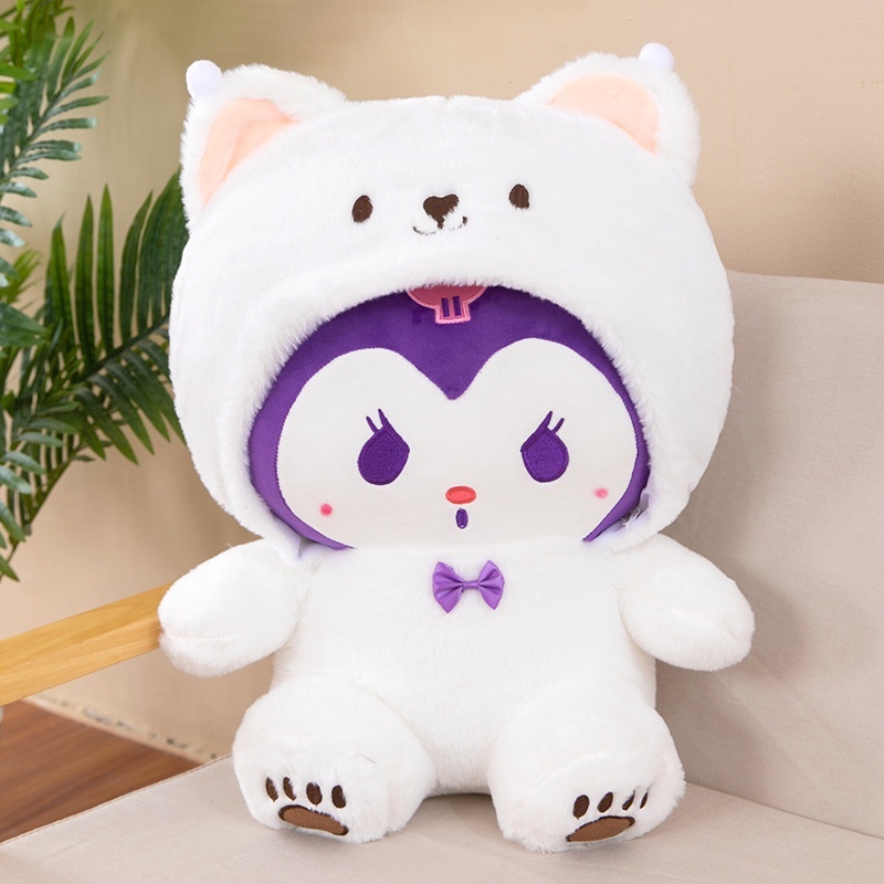 【Trong kho】Thú Nhồi Bông Hình Cinnamoroll / Gấu Cinnamon / Thỏ Màu Trắng Dễ Thương Dùng Làm Quà Tặng Cho Bạn Gái