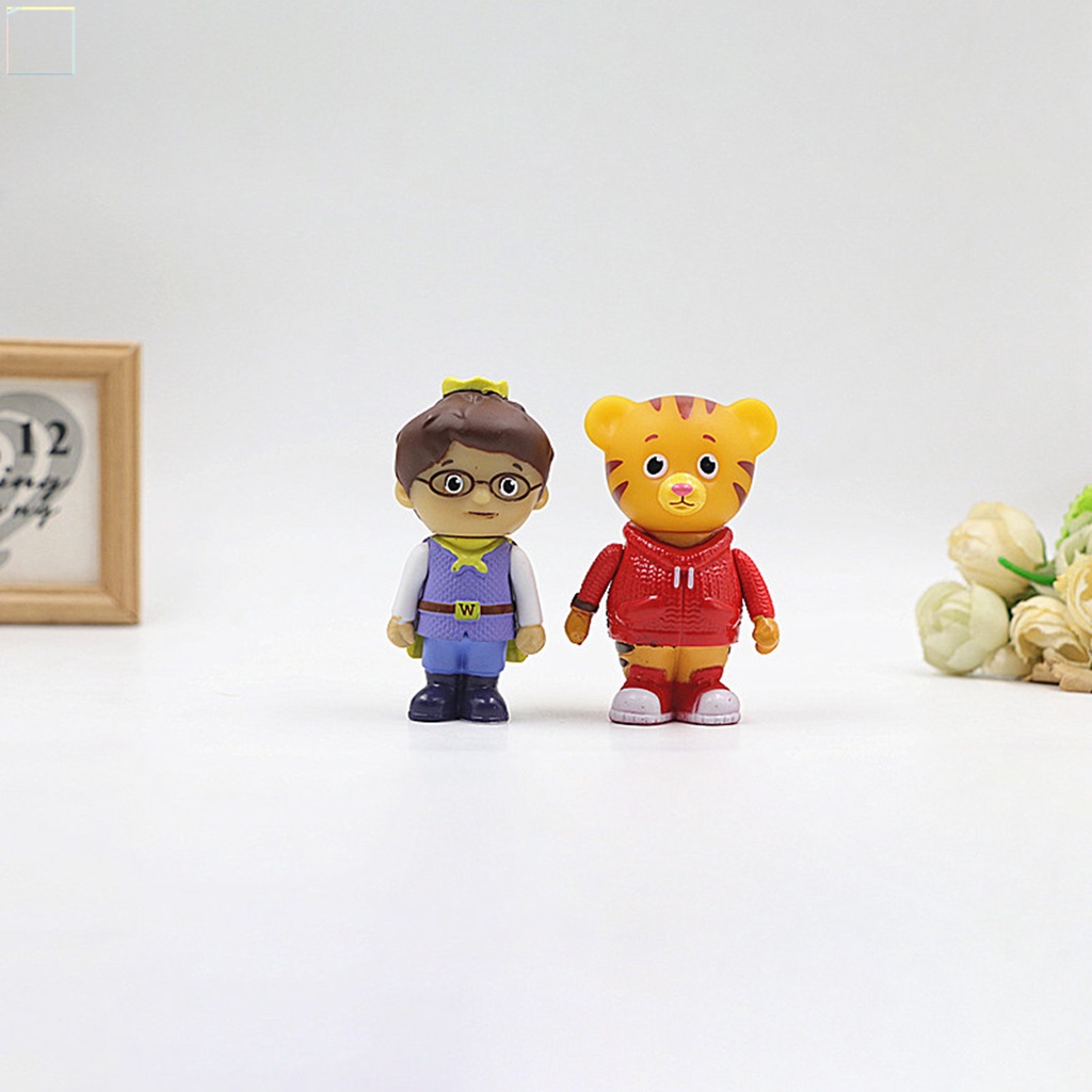 Set 10 Mô Hình Mô Phỏng Nhân Vật Hoạt Hình Hàng Xóm Của Daniel Tiger