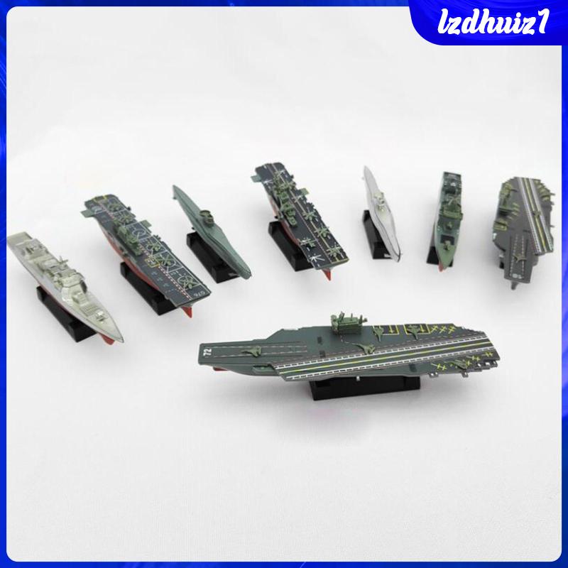 Set 8 Mô Hình Tàu Chiến 4D Cho Người Lớn Và Trẻ Em