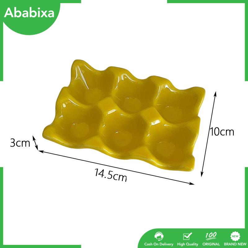 Giá Đỡ Trứng 6 Ngăn Kích Thước Lớn Tiết Kiệm Không Gian Tiện Dụng Cho Tủ Lạnh / Nhà Bếp