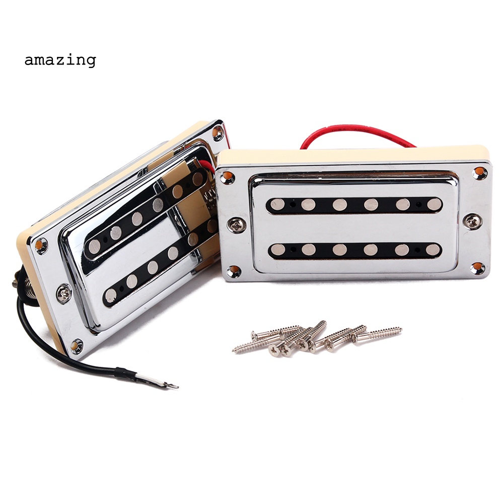 Set 2 Bộ Pickup Lõi Kép Cho Đàn Guitar Điện LP