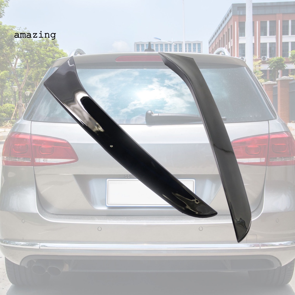 Bộ 2 Cánh Gió Chống Trầy Xước Màu Đen Sáng Cho VW Magotan-Passat B7 Wagon11-15