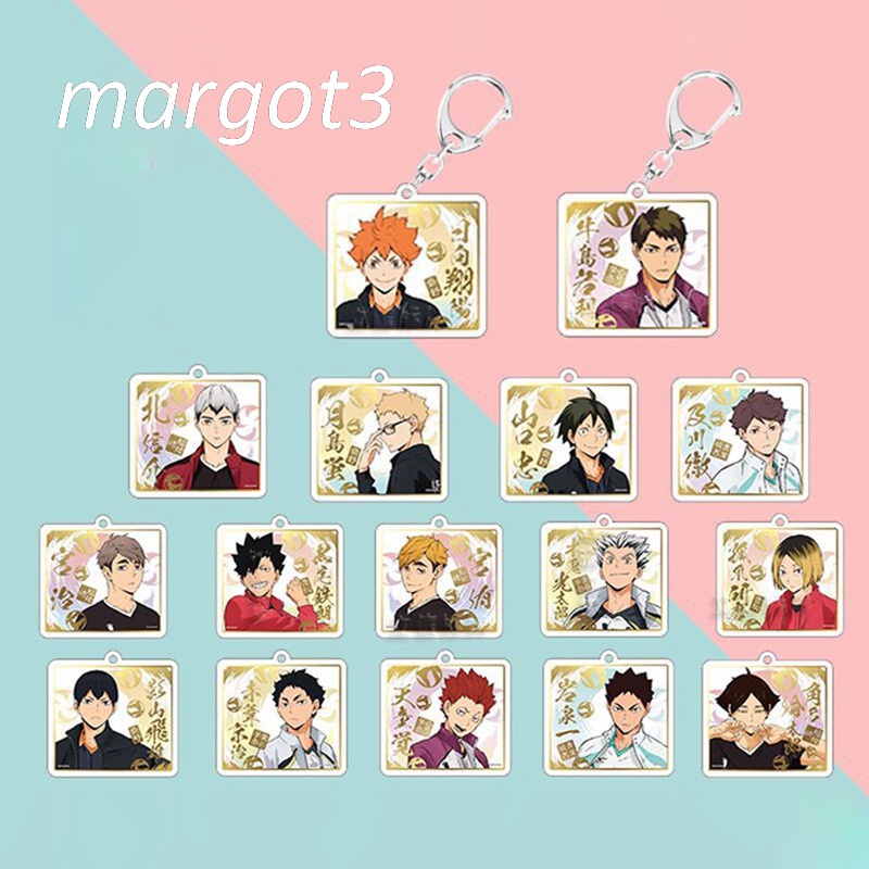 Anime Haikyuu!! Kenma Kozume Móc Khóa Bằng Acrylic Dễ Thương