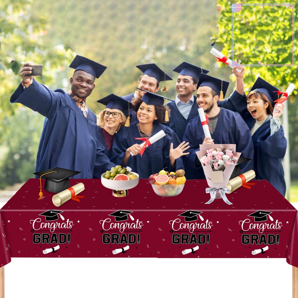 Khăn Trải Bàn Hình Chữ Nhật In Họa Tiết Ngôi Sao Diploma Ngôi Sao Năm Mới 2023