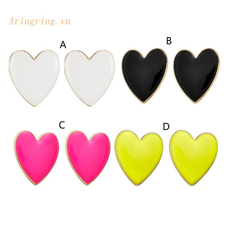 Đôi Khuyên Tai Hình Trái Tim Phong Cách Bohemian Thời Trang Cho Nữ