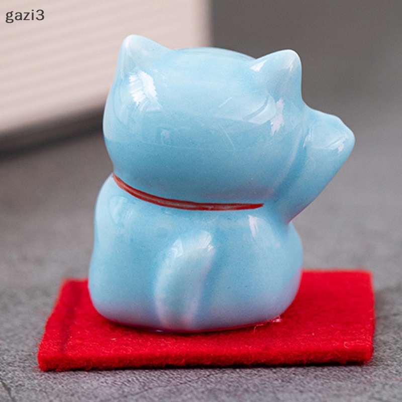 [Gazi] Giá Đỡ Bằng Gốm Sứ Hình Mèo Nhật Bản Thủ Công Cho Gia Đình