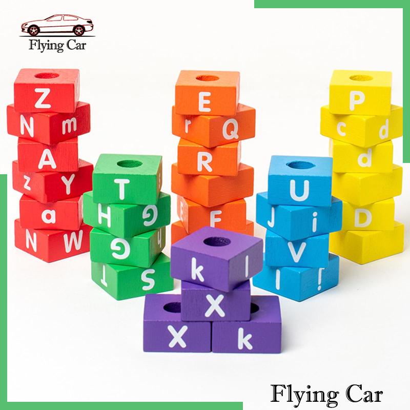 Khối Chữ Cái Tiếng Anh Đồ Chơi Nhận Biết Màu Sắc Lzdjfmy2 Dành Cho Bé