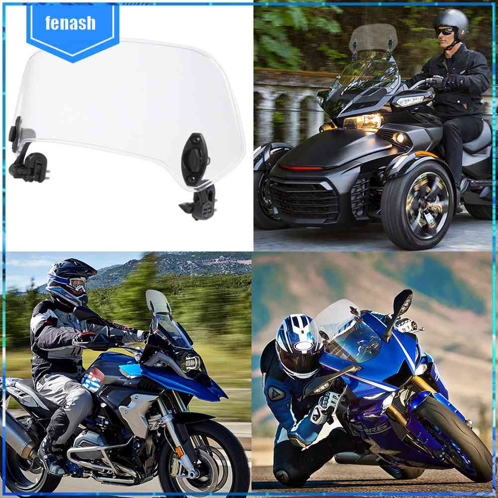 Kính Chắn Gió Điều Chỉnh Được Thông Dụng Cho Xe Máy