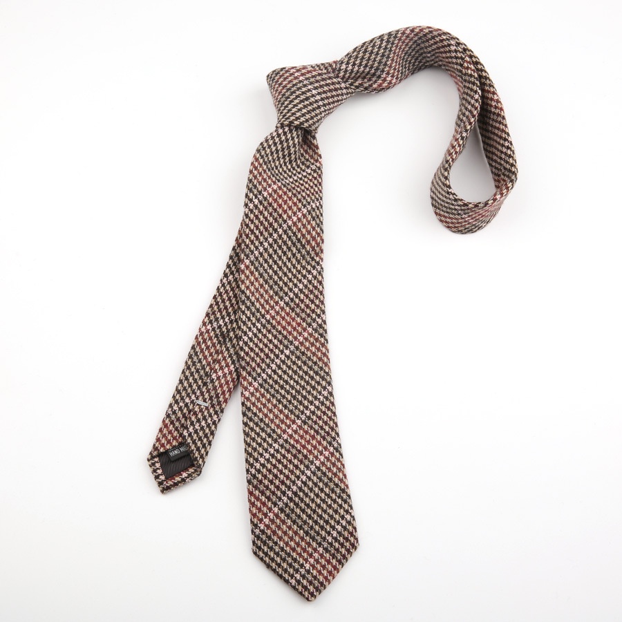 Cà vạt len EFAN màu xám 6cm thời trang công sở cao cấp cho nam