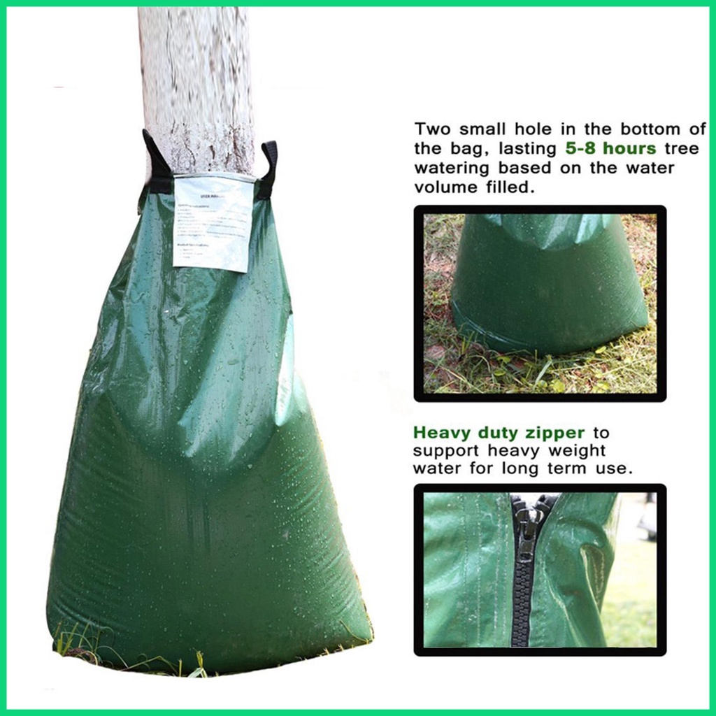 Túi Đựng Nước Tưới Cây Chậm Có Dây Kéo 20 Gallon