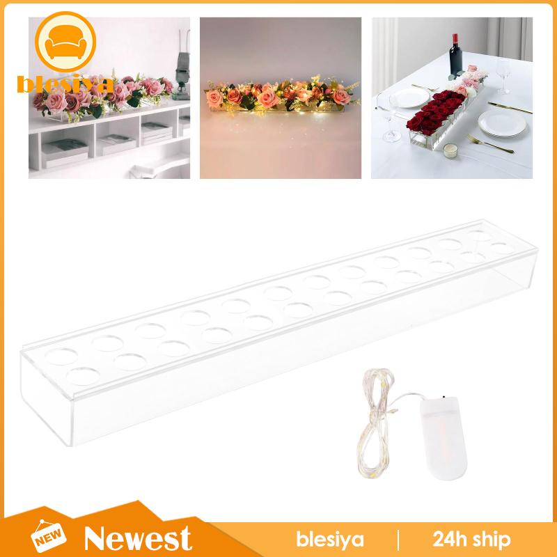 Bộ 10 Lọ Hoa Bằng Acrylic Dùng Trang Trí Bàn Tiệc Cưới